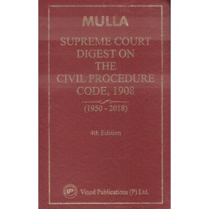 Vinod Publication's Supreme Court Digest on the Civil Procedure Code, 1908 [1950-2018] by Adv. D. U. Mulla